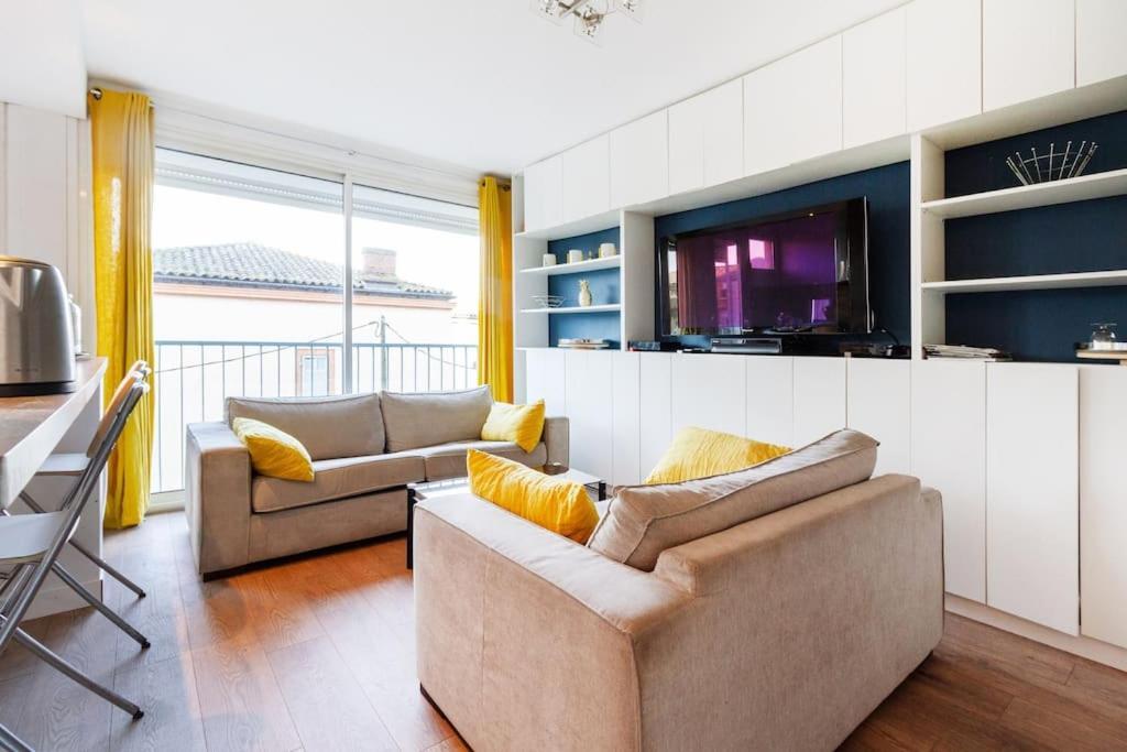 1 Bedroom/Clim/Wifi, St Michel Station Toulouse Eksteriør billede
